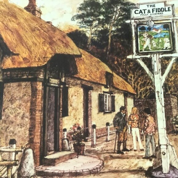 5 Cloverleaf English Pubs Cork Backed Place Mats - Picture 6 of 7